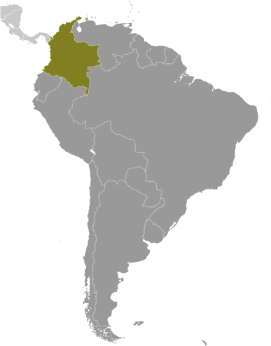 Colombia Locator Map