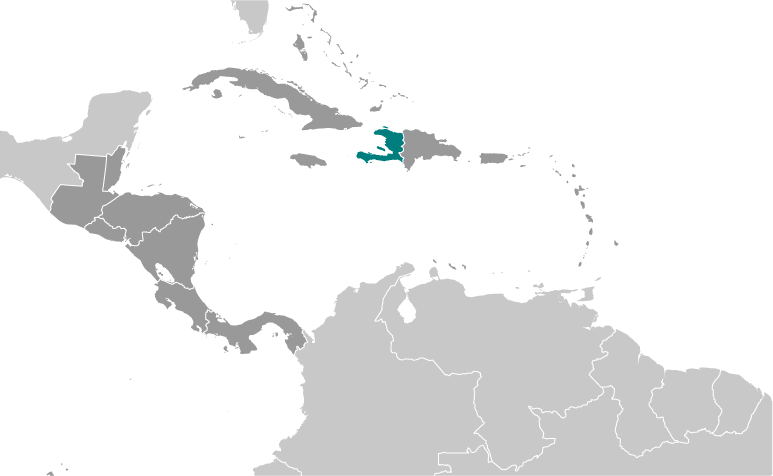 Haiti Locator Map