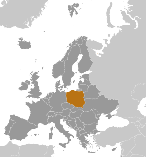 Poland Locator Map