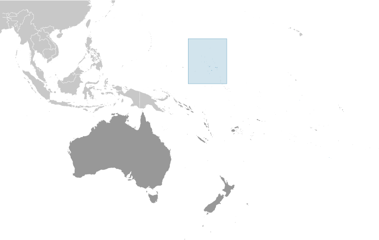 Marshall Islands Locator Map
