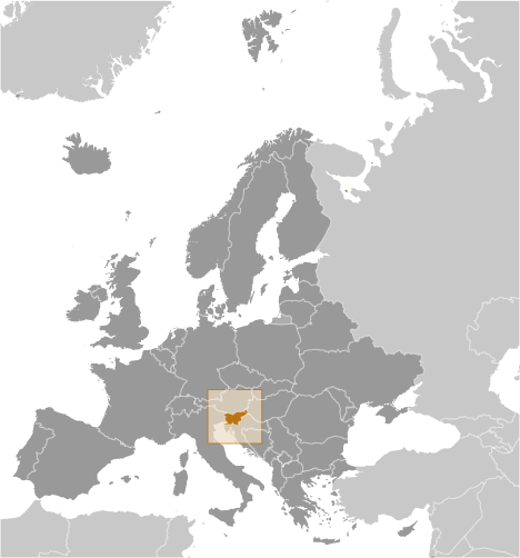 Slovenia Locator Map